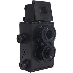Dual Lens DIY Classic Retro Double Film Camera with Quick Photo, Compatible for 35MM 135 Film