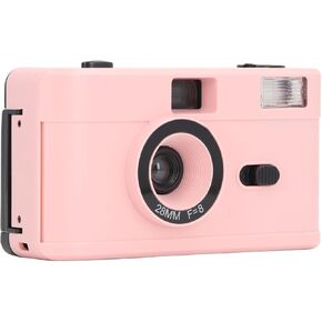 35mm Film Camera, Reusable Retro Film Camera Built in Flash, Kids Point and Shoot Camera, 1/120s Shutter Speed, 28MM F /8 Lens, Lightweight Vintage Camera for Student Kids (Black