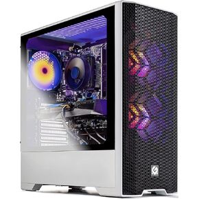 كمبيوتر سطح المكتب Skytech King 95 للألعاب، Ryzen 7 7700X 4.5 جيجا هرتز (5.4 جيجا هرتز Turbo Boost)، NVIDIA RTX 4070 Ti Super 16 جيجا GDDR6X، 1 تيرابايت Gen4 SSD، 32 جيجا DDR5 RAM 5600 RGB، 750 واط Gold PSU، ARGB AIO، Wi-Fi، Win 11 بيت in Kuwait