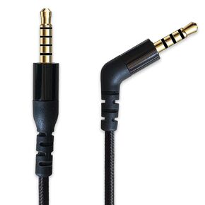 Replacement Audio Cable Cord Compatible with SteelSeries Arctis Nova 7, Arctis Nova Pro Gaming Headset (Black, Nylon Braided)