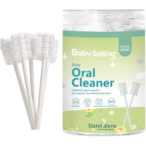 BARASH Baby Cleaning Stick, Tongue Cleaner Toothbrush, Baby Toothbrush, Infant Toothbrush Clean Baby, Deental Care Cleaning Stick, Cleaning Stick for Kids, Home, Travel, Hotel, Outdoors