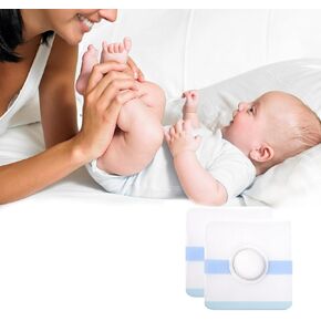 Baby Belly Navel Patches, Cotton Pads for Baby Belly Button, Infant Essentials Must Haves (8 * 8CM 15PCS)
