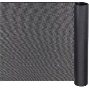 BENECREAT 78.7x11.8inch Black Computer Mesh Dust Filter, PVC Dustproof Mesh Filter Cover for Computer Case and Fan Dust Screen, 0.2mm Thick