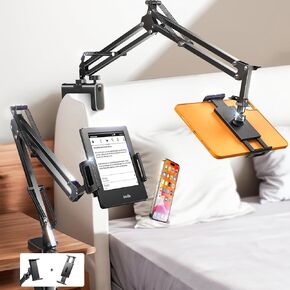 LISEN for Kindle Stand Reading in Bed, for iPad Stand Holder for Bed Desk Tablet Stand for Kindle Accessories Paperwhite Oasis 2024 iPad Tablets