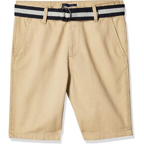The Children's Place Baby Boys' Belted Chino Shorts Old, Sandy, 12-18MOS
