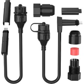STARGEAR Starlink Cable SPX to RJ45 Adapters, Starlink Cable RJ45 Connectors for Starlink Gen 2 Dishy and Router Waterproof (2 Pack)
