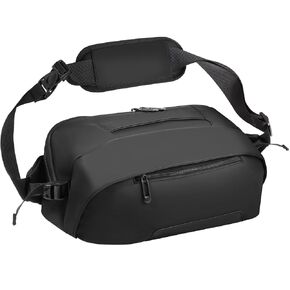 FOREGOER Carrying Case for Steam Deck/PlayStation Portal/Steam Deck OLED,Protective Crossbody Bag with Pocket Fit Lenovo Legion Go/ASUS ROG Ally Console Accessories Storage, Lightweight Bag for Daily