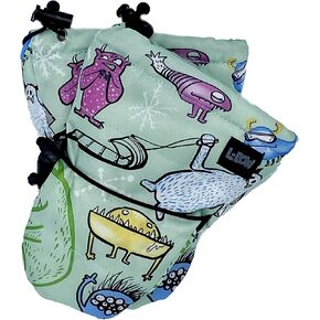 L-Bow Infant Little Monsters Cold Weather Mittens + Winter Toddler Mittens For Snow
