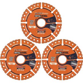 Diamond Cutting Wheel 4-1/2 x 7/8 Inch for Metal Cut Off Wheels Metal Cutting Blade for Rebar, Steel, Iron and INOX (1PCS) in Kuwait