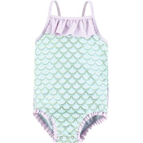 Hudson Baby Unisex Baby and Toddler Swimsuit, Mermaid