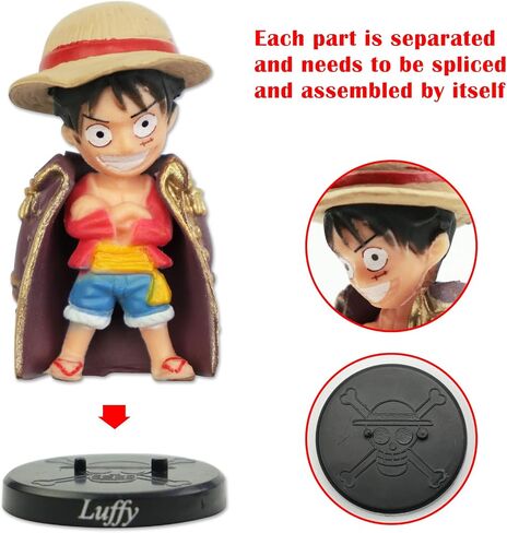 Anime Action Figures Sculpture Figurines for Boy Kids Children Adults Home Office Desktop Bookshelf Room Decor in Saudi Arabia