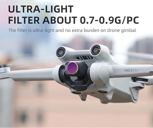 عدسة كاميرا Mini 3 Pro Filters لملحقات عدسة DJI Mini 3 Pro Drone (مرشحات خفيفة للغاية، الوزن الصافي لمرشح واحد أقل من 10 جم) (مجموعة مرشحات ND/PL (ND4/8/16/32) in Kuwait