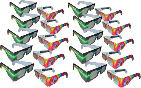 Rob's Super Happy Fun Store Fireworks Diffraction Glasses - 20-Pack in Kuwait