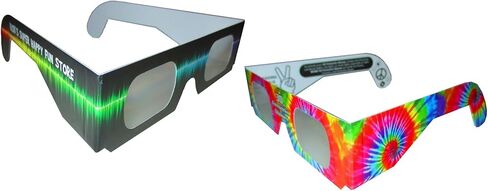 Rob's Super Happy Fun Store Fireworks Diffraction Glasses - 20-Pack in Kuwait