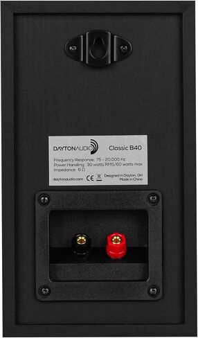 Dayton Audio Classic B40 Bookshelf Speaker Pair (Black) in Kuwait