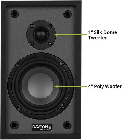 Dayton Audio Classic B40 Bookshelf Speaker Pair (Black) in Kuwait