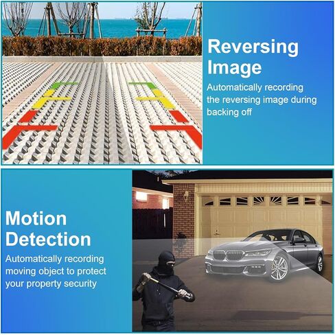 كاميرا داش كام أمامية وخلفية، 1080 بيكسل فل اتش دي واي فاي لداشات السيارات مع التطبيق، كاميرا داش ثلاثية الاتجاهات مع رؤية ليلية، WDR، زاوية واسعة 170 درجة، تسجيل حلقي، كشف الحركة، دعم 128 جيجابايت كحد أقصى in Kuwait