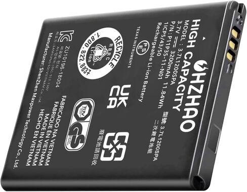 بطارية بديلة TI 84 Plus CE بقدرة 3200 مللي أمبير في الساعة، [𝟮𝟬𝟮𝟰 𝗡𝗲𝘄 𝗨𝗽𝗴𝗿𝗮𝗱𝗲𝗱] بطارية 3.7 فولت لبطارية Texas Instruments TI-84 Plus CE - الجزء رقم 3.7L1200SPA، P11P35-11- N01 in Kuwait