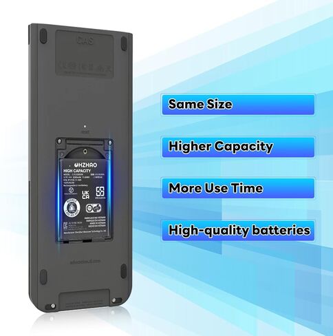 بطارية بديلة TI 84 Plus CE بقدرة 3200 مللي أمبير في الساعة، [𝟮𝟬𝟮𝟰 𝗡𝗲𝘄 𝗨𝗽𝗴𝗿𝗮𝗱𝗲𝗱] بطارية 3.7 فولت لبطارية Texas Instruments TI-84 Plus CE - الجزء رقم 3.7L1200SPA، P11P35-11- N01 in Kuwait