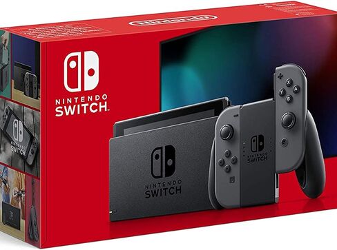 Nintendo Newest Switch with Gray Joy-Con Family Christmas Holiday Bundle - 6.2" Touchscreen LCD Display, 32GB of Internal Storage - + NexiGo_128GB MicroSD Card Holiday Bundle in Saudi Arabia