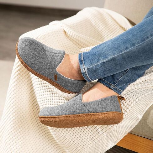 LongBay Women's Memory Foam House Shoes Cozy Brushed Jersey Slippers for Indoor Outdoor in Kuwait