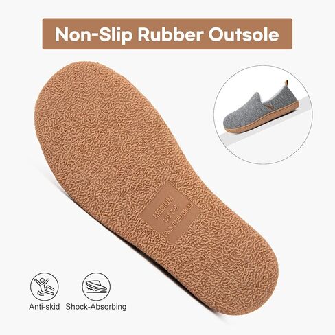 LongBay Women's Memory Foam House Shoes Cozy Brushed Jersey Slippers for Indoor Outdoor in Kuwait