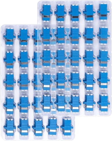 100-Pack Fiber Optic Coupler ST-Red in Saudi Arabia