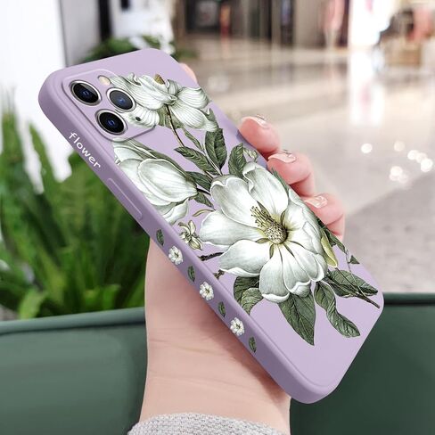 for iphone 11 Pro Phone Case Slim Silicone Anti-Fingerprint Anti Scratch Microfiber Lining Cover for iphone 11 Pro 5.8 inch-Cotton Green in Saudi Arabia
