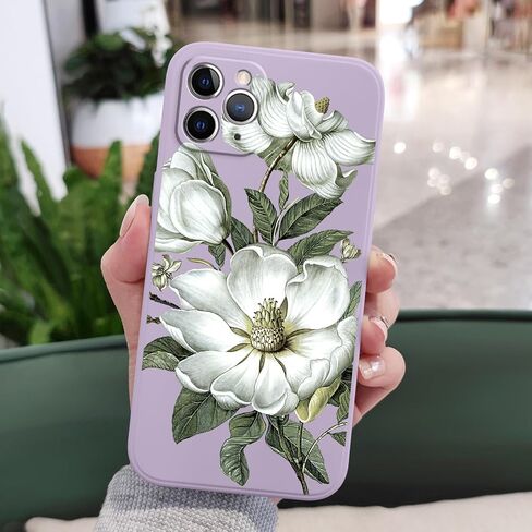 for iphone 11 Pro Phone Case Slim Silicone Anti-Fingerprint Anti Scratch Microfiber Lining Cover for iphone 11 Pro 5.8 inch-Cotton Green in Saudi Arabia