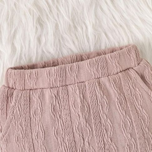 Baby Girl Clothes Outfits Fall Winter Ruffle Long Sleeves Cute Elephant Sweatshirt Pants Set 3-24 Months in Saudi Arabia