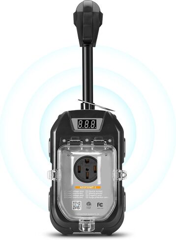 RV Surge Protector 50 Amp Waterproof (Wi-Fi with in-APP) Portablepower & Fault Detection, Hardwired Options, Remote Voltage Monitoring,for RV Camper,UL Listed. in Saudi Arabia