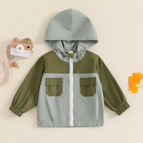 TheFound Toddler Girls Boys Hoodies Jacket Checkerboard Zip-Up Hooded Long Sleeve Coat Fall Winter Kids Clothes Outerwear in Saudi Arabia