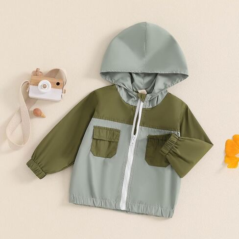 TheFound Toddler Girls Boys Hoodies Jacket Checkerboard Zip-Up Hooded Long Sleeve Coat Fall Winter Kids Clothes Outerwear in Saudi Arabia