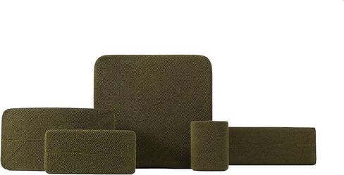 غطاء Soundskins لجهاز Sonos Sub - غطاء مكبر صوت مناسب حسب الطلب - نسيج محبوك ثلاثي الأبعاد، متوافق مع حوامل مكبر الصوت - رمادي خرساني in Kuwait