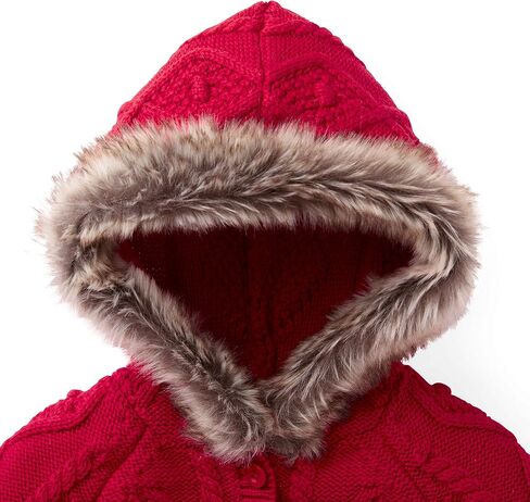 Hope & Henry Long Sleeve Organic Cotton Sweater Romper with Hood in Saudi Arabia