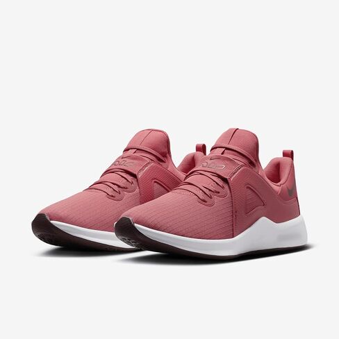 Nike Air Max Bella TR 5 Women's Workout Shoes (DD9285-602, Adobe/Platinum Tint/Fierce Pink/Dark Team Red) in Saudi Arabia