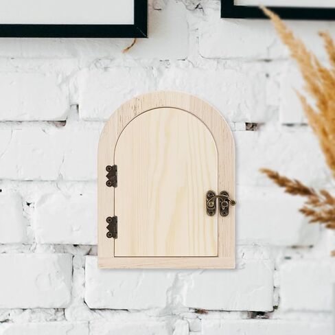 أغطية مخارج الأبواب الجنية، أغطية مخارج الجنية الخشبية مع لوحة غطاء منفذ الباب الخيالية الرومانسية الفاخرة للأطفال لحماية الحيوانات الأليفة in Saudi Arabia