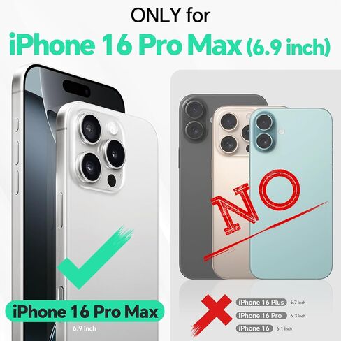 TUCCH Case for iPhone 16 Pro Wallet Case, Kickstand PU Leather Flip Folio Cover with [RFID Blocking] 3 Card Slot, Shockproof TPU Interior Case Compatible with iPhone 16 Pro 5G 2024, Light Blue in Kuwait