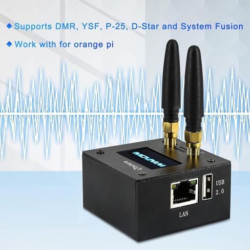 MMDVM Duplex Hotspot Board, Multi-Mode Digital Voice Modem Support YSF DMR NXD P25 DMR YSF DSTAR with Orange PI, Compatible with Windows Linux Android System in Kuwait