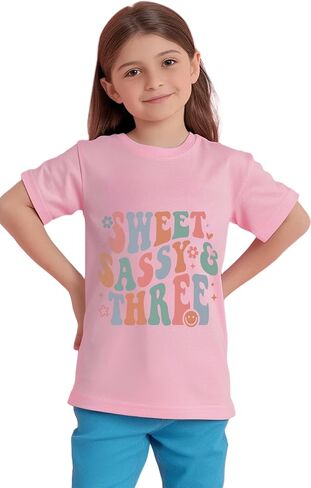 Toddler Girls 3rd Birthday Shirts for Girls 3 Years Old Outfit for Party Tshirt in Saudi Arabia