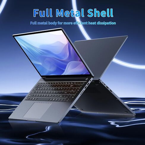 16 inch Laptop, 16GB DDR4 512GB SSD, Intel Quad-Core N95 Processor (up to 3.4Ghz) Windows 11 Pro, Laptop Computer with Metal Body Support 16:10 1080P, 2.4/5G WiFi, Bluetooth 4.2, Full-Function Type-C in Saudi Arabia