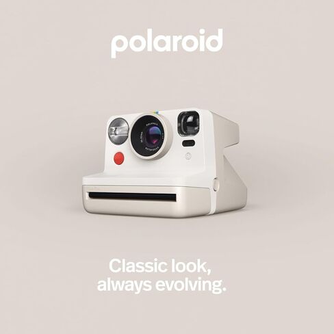 Polaroid Now 2nd Generation I-Type Instant Film Camera - Vintage White (9130) in Saudi Arabia
