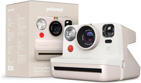 Polaroid Now 2nd Generation I-Type Instant Film Camera - Vintage White (9130) in Saudi Arabia