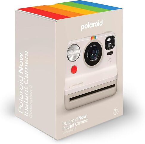 Polaroid Now 2nd Generation I-Type Instant Film Camera - Vintage White (9130) in Saudi Arabia