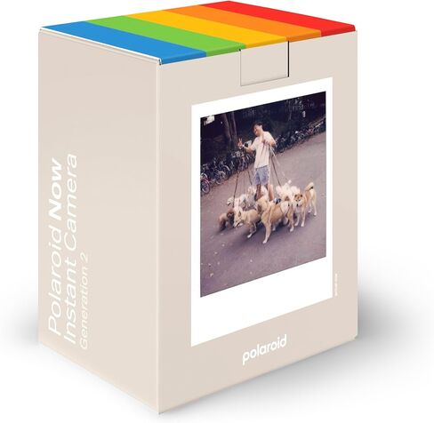 Polaroid Now 2nd Generation I-Type Instant Film Camera - Vintage White (9130) in Saudi Arabia