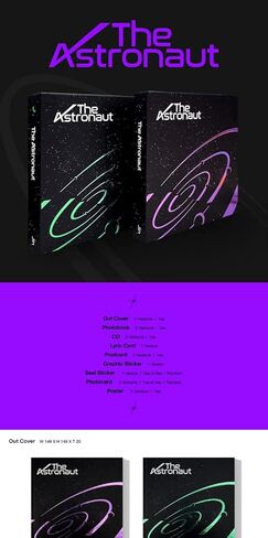 BTS JIN The Astronaut 1st Single Album CD + Folding Poster on Pack + Photobook + Lyric Card + Postcard + Graphic Sticker + Seal Sticker + Photocard + Tracking (Version 01) in Saudi Arabia