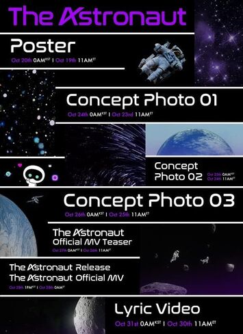BTS JIN The Astronaut 1st Single Album CD + Folding Poster on Pack + Photobook + Lyric Card + Postcard + Graphic Sticker + Seal Sticker + Photocard + Tracking (Version 01) in Saudi Arabia