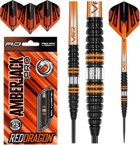 RED DRAGON Amberjack Pro Series Premium Tungsten Darts Set with Flights and Stems in Saudi Arabia