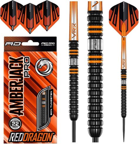 RED DRAGON Amberjack Pro Series Premium Tungsten Darts Set with Flights and Stems in Saudi Arabia