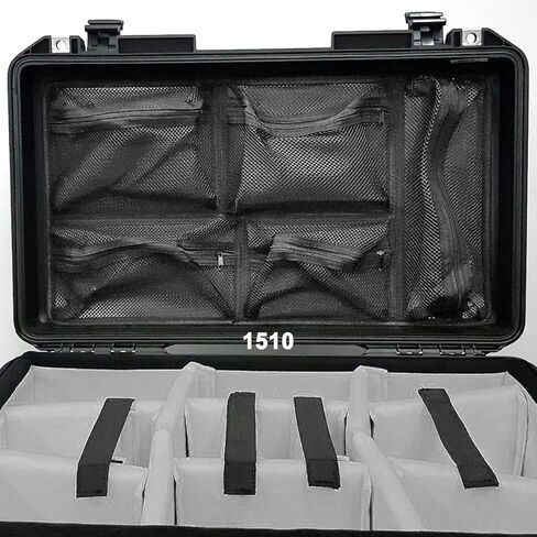 Lid Organizer for The Pelican 1510 Case Fit Internal case Size 20.87 X 11.42 Inches or Bigger case Camera Case Diving Dry Box in Saudi Arabia